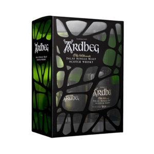 Picture of Ardbeg 10YO Scotch Whisky 700ml + Glass Gift Pack