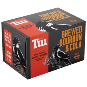 Picture of Tui 7% Bourbon & Cola 12pack Cans 250ml