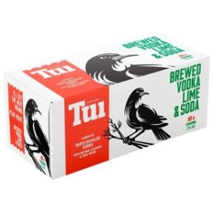 Picture of Tui 7% Vodka Lime & Soda 18pack Cans 250ml