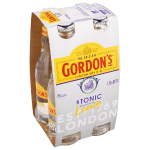 Picture of Gordons 7% Gin & Tonic 4pack Bottles 250ml