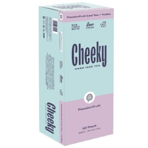 Picture of Cheeky Passionfruit Hard Iced Tea 10pk Cans 330ml