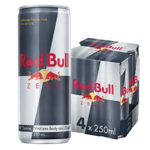 Picture of Red Bull Zero 4pack Cans 250ml