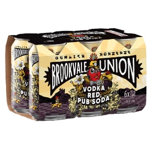 Picture of Brookvale Union Red Pub Soda 6pk Cans 330ml