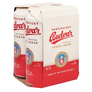 Picture of Budejovicky Budvar 4pk Cans 500ml