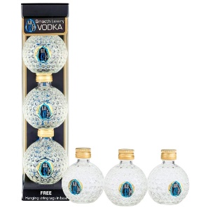 Picture of Blue 42 Luxury Smooth Vodka 3x50ml Baubles