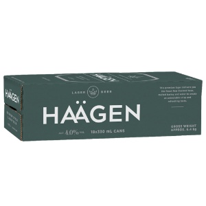 Picture of Haagen Lager 18pk Cans 330ml