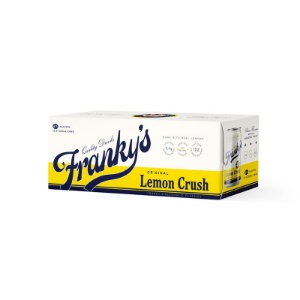 Picture of Frankys Lemon Crush 10pk Cans 330ml