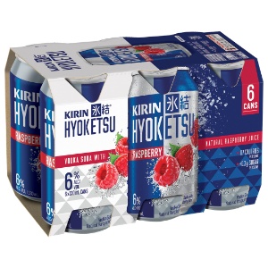Picture of Kirin Hyoketsu Raspberry 6% 6pk Cans 330ml