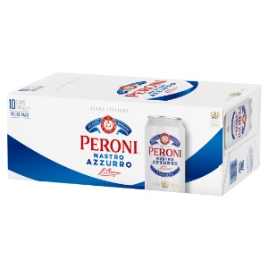 Picture of Peroni Nastro Azzuro 10pack Cans 330ml