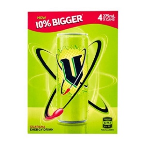 Picture of V Green 4pk Cans 275ml