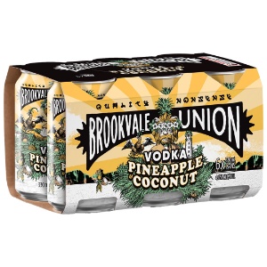 Picture of Brookvale Union Pineapple Coconut 6pk Cans 330ml
