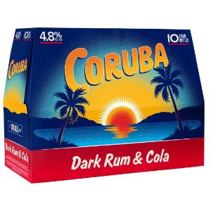 Picture of Coruba 4.8% Rum & Cola 10pack Bottles 330ml