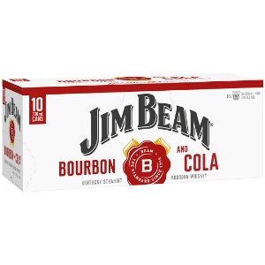 Picture of Jim Beam & Cola 10pack Cans 330ml